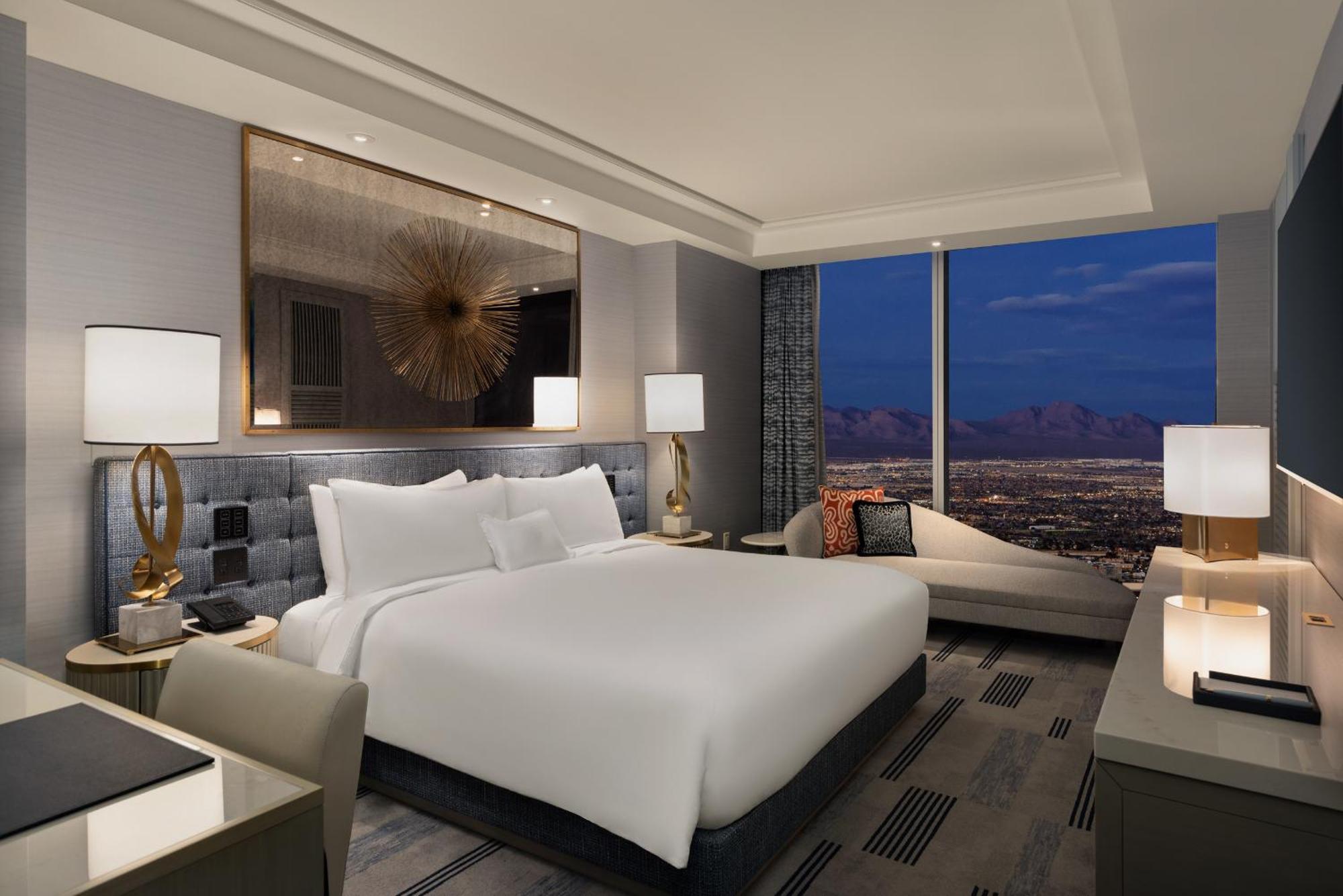 Fontainebleau Las Vegas Dış mekan fotoğraf A guest room at the new Encore