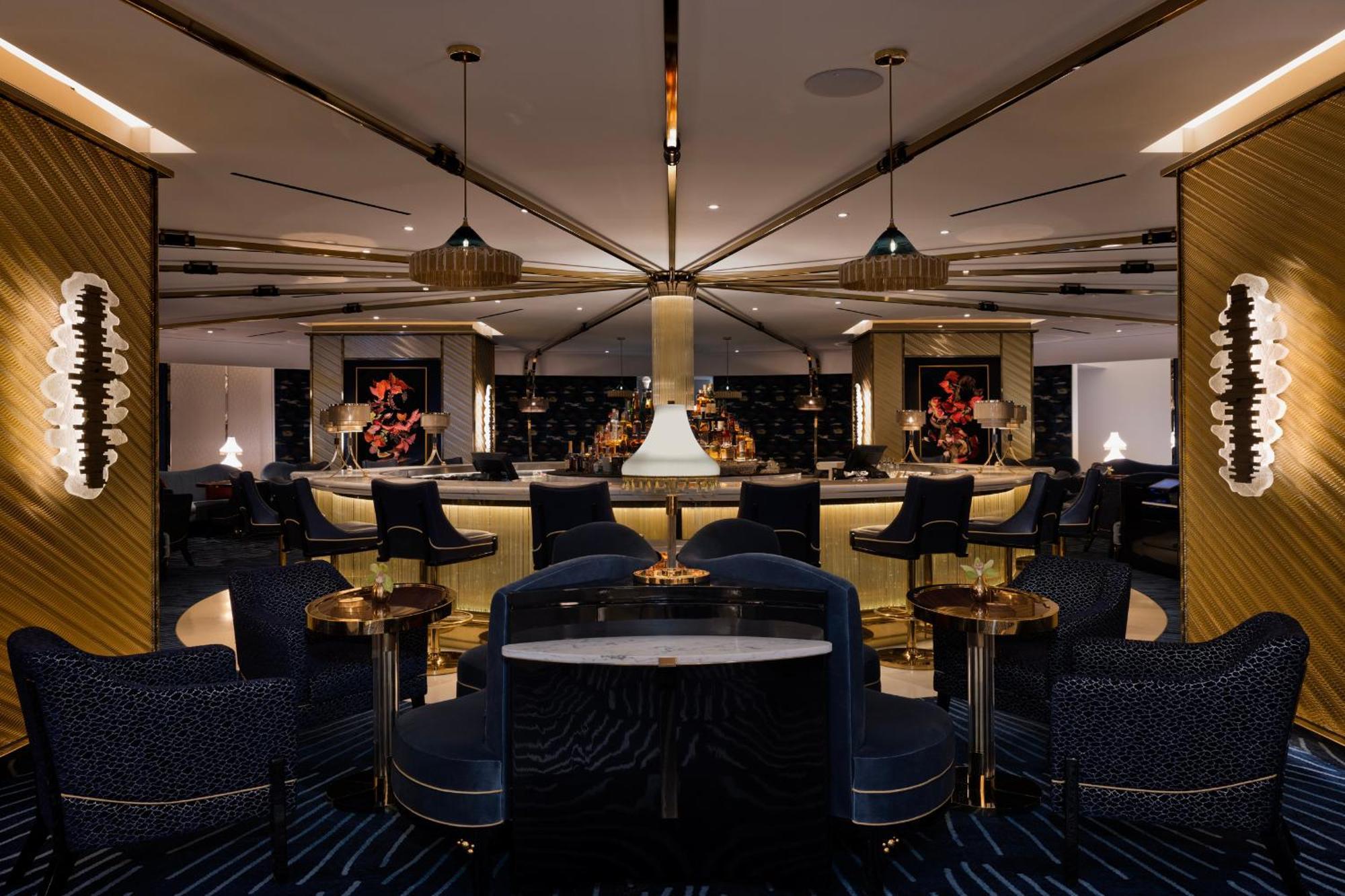 Fontainebleau Las Vegas Dış mekan fotoğraf The interior of the lounge
