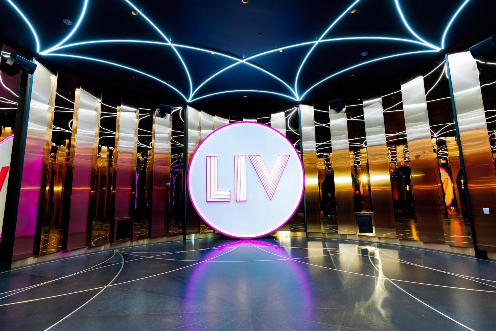 Fontainebleau Las Vegas Dış mekan fotoğraf The entrance to LIV